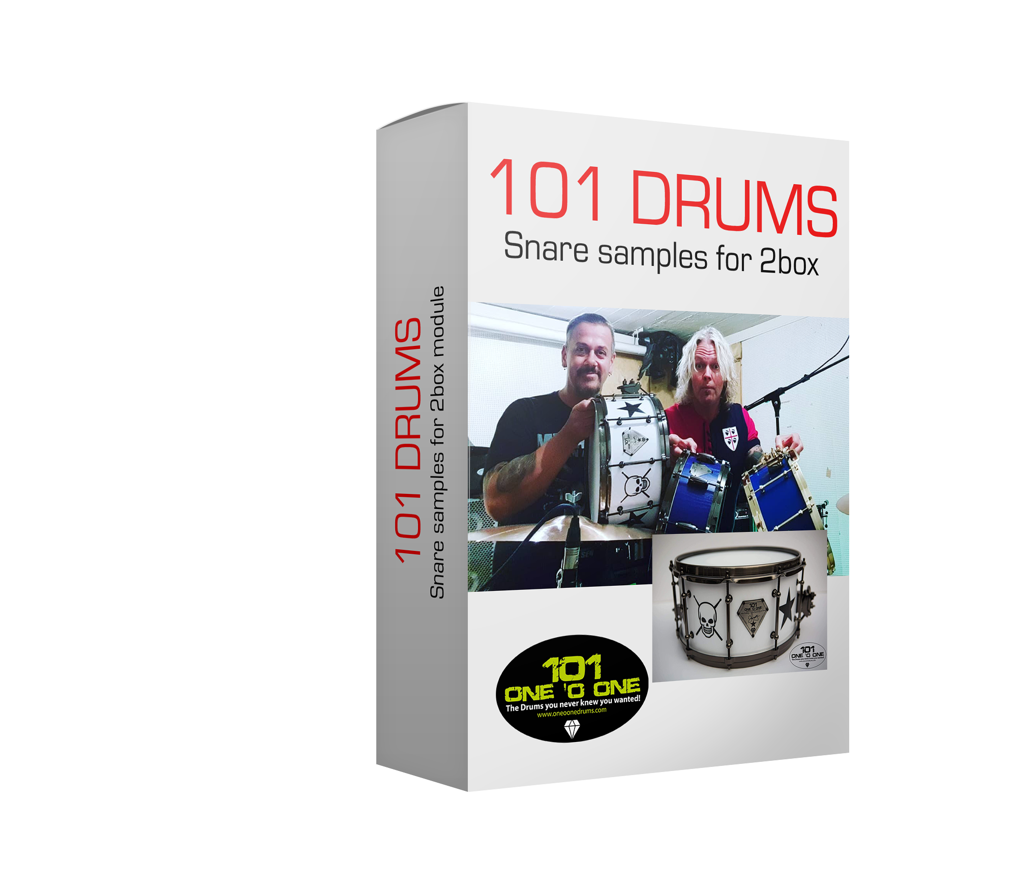 101Drums Blue Diamond Snare Samples for 2box DrumIt Five/Three